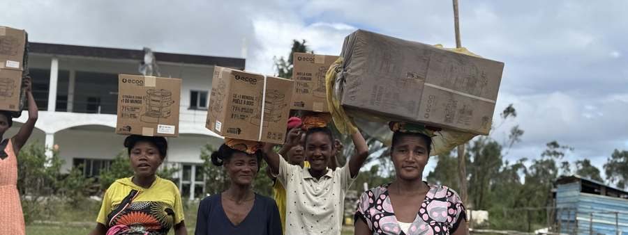 Stoves carried home on foot.